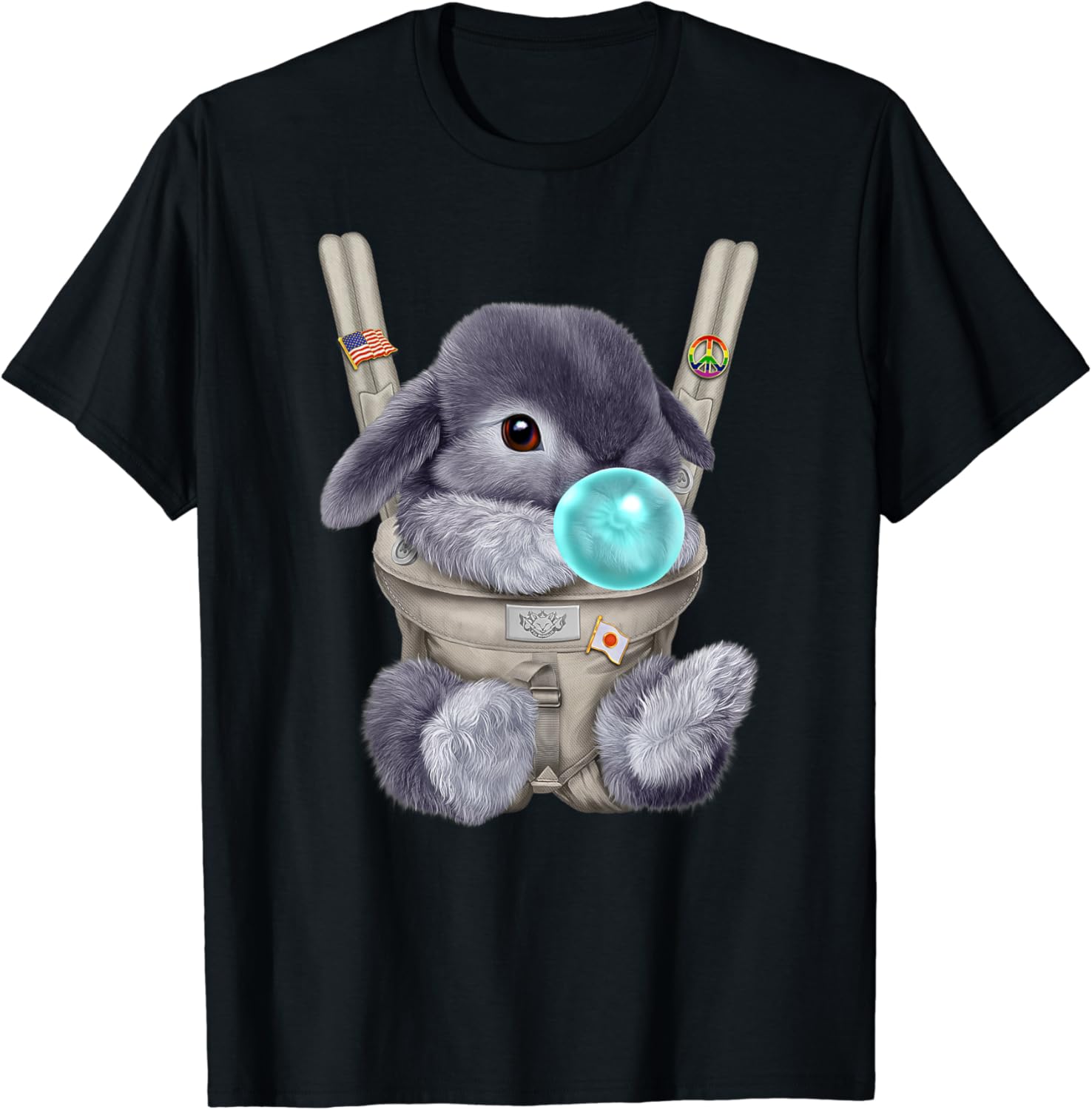 Comment Enlever Chewing Gum Sur Tee Shirt Chewing-gum de Lapin nain bleu dans un porte-bébé T-Shirt: Amazon.fr